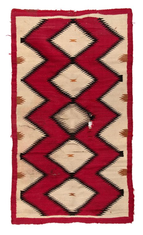 Antique Woven Navajo Regional Weaving