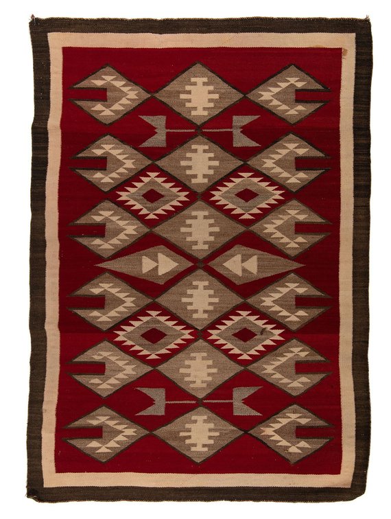Antique Woven Navajo Regional Weaving