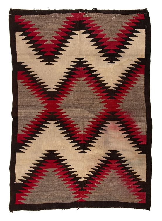 Antique Woven Navajo Regional Weaving