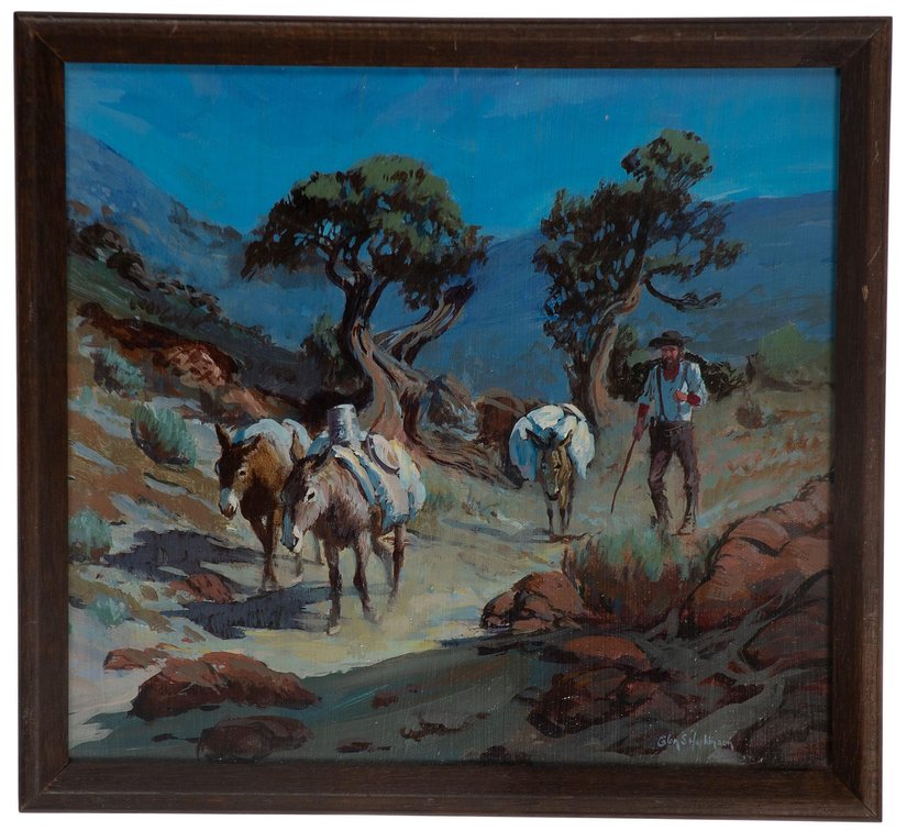 Glen Spencer Hopkinson (b. 1946) Oil on Board