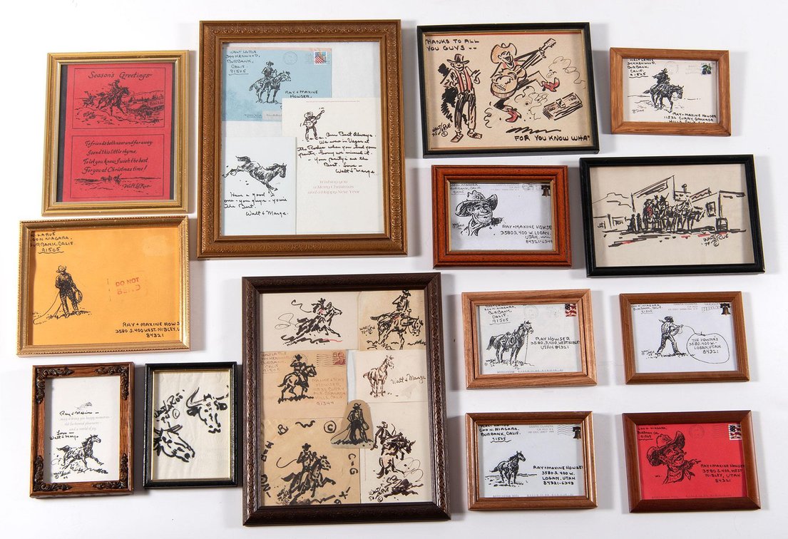Grouping of Walt La Rue Sketches