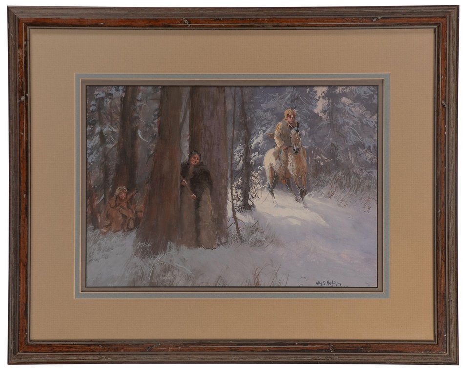 Glen Spencer Hopkinson (b. 1946) Winter Shadows Print