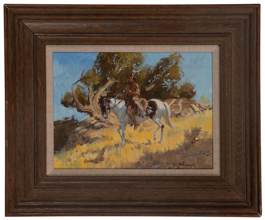 Glen Spencer Hopkinson (b. 1946) Oil on Board