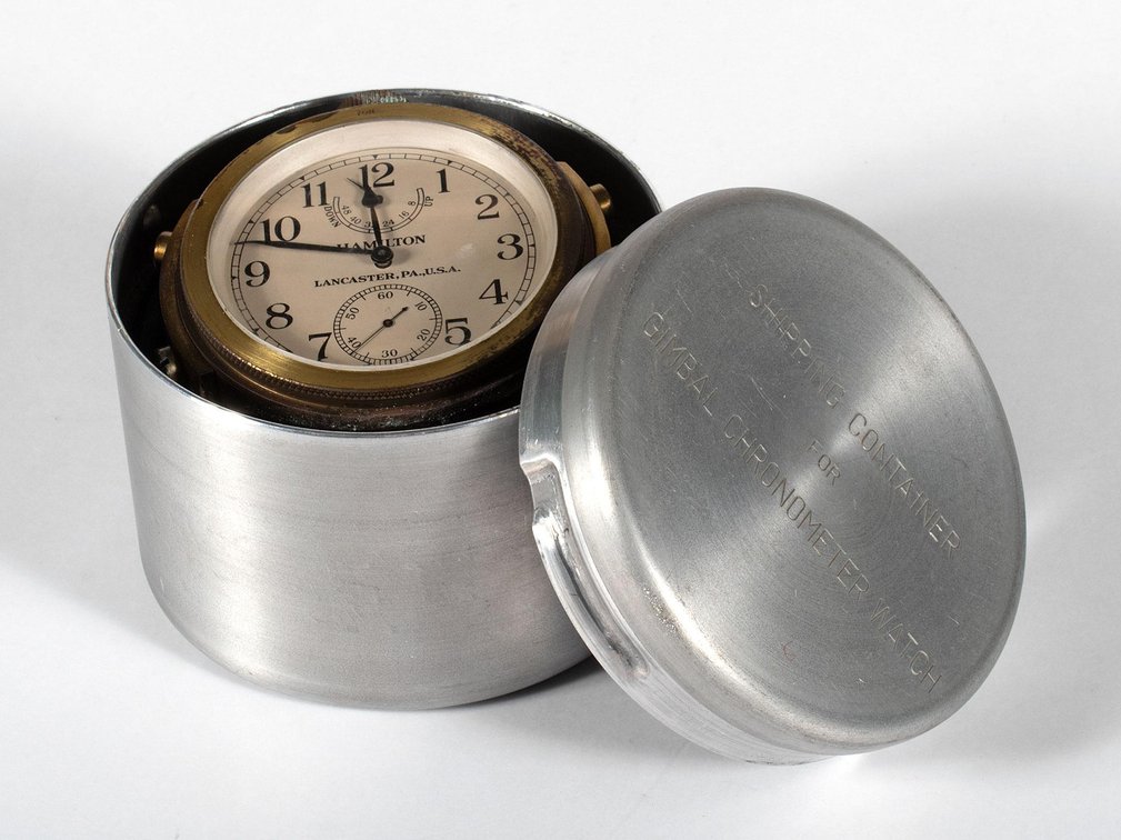 Hamilton Model 22 WWII U.S. Naval Deck Chronometer
