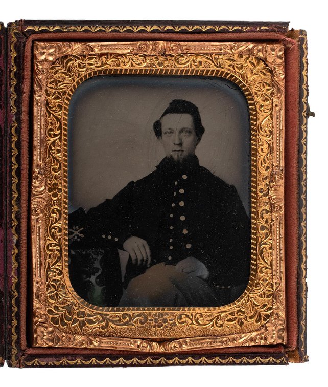 Civil War Era Ambrotype of A Union Soldier