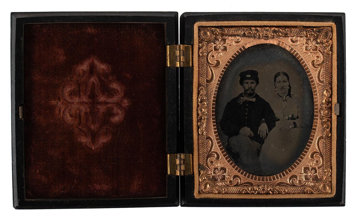 Ambrotype of Union Soldier and Wife