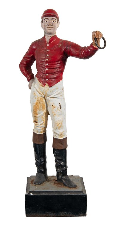 White Oak Foundry Jockey Hitching Post