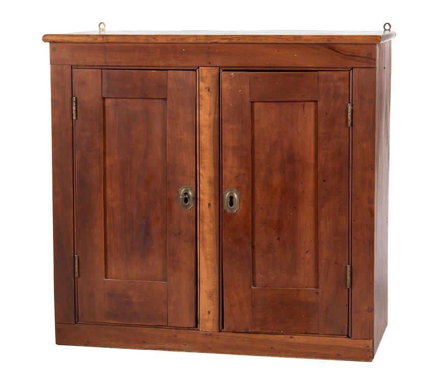 American Primitive Cherry Hanging Cupboard