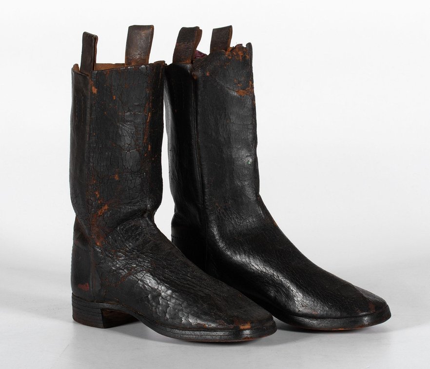 Pair of 19th Century Childs Leather Boots