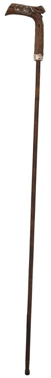 Silver Commemorative Christopher Columbus Walking Stick