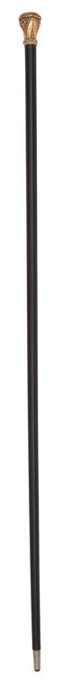 J. Kappelhann Gold Handled  Presentation Walking Stick