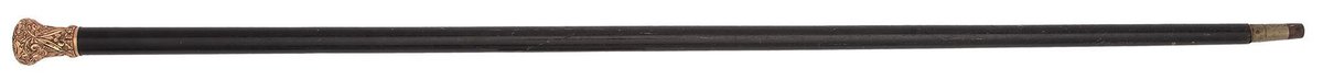 Gold Handled Walking Stick