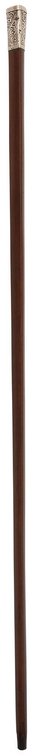 American Mahogany Sterling Tip Walking Stick