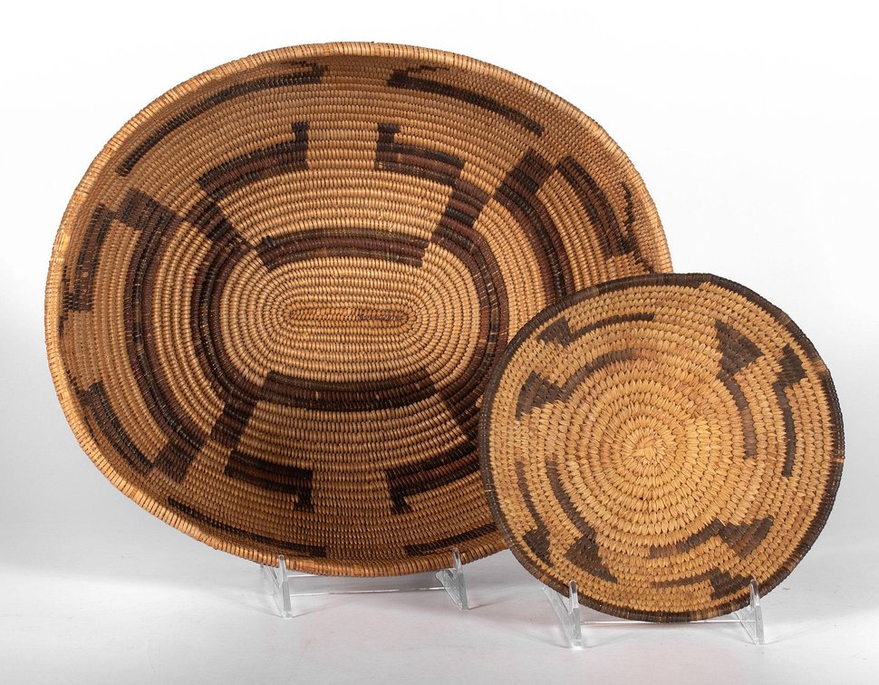 Native American Papago Baskets