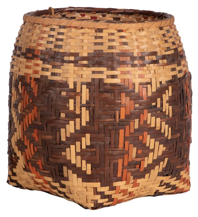 Emma Jackson Garrett Cherokee Indian River Cane Basket