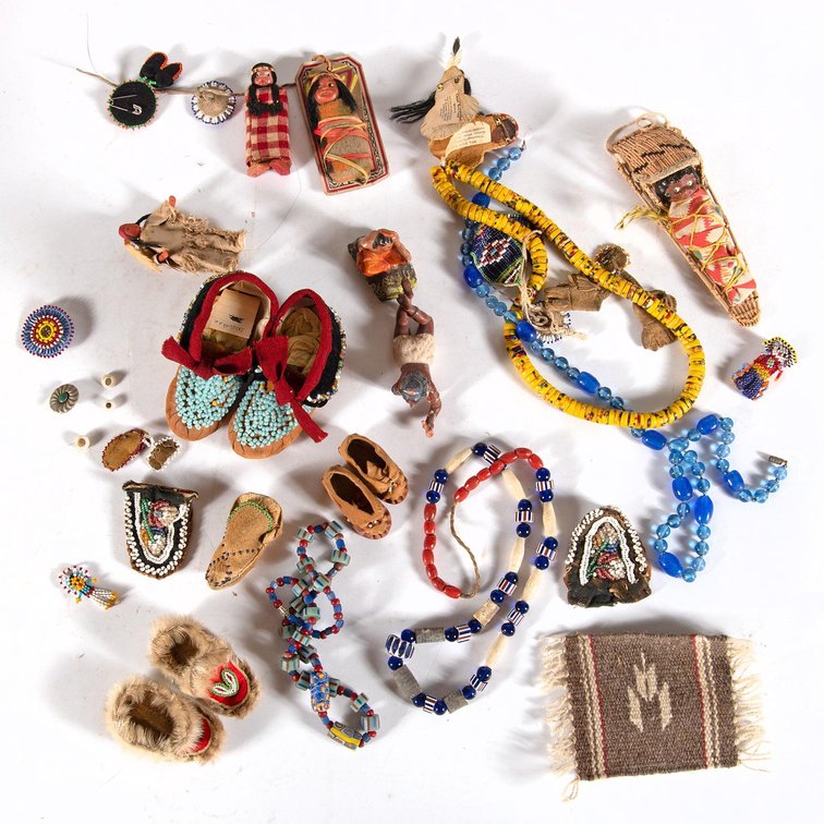 Grouping of Various Native American Items