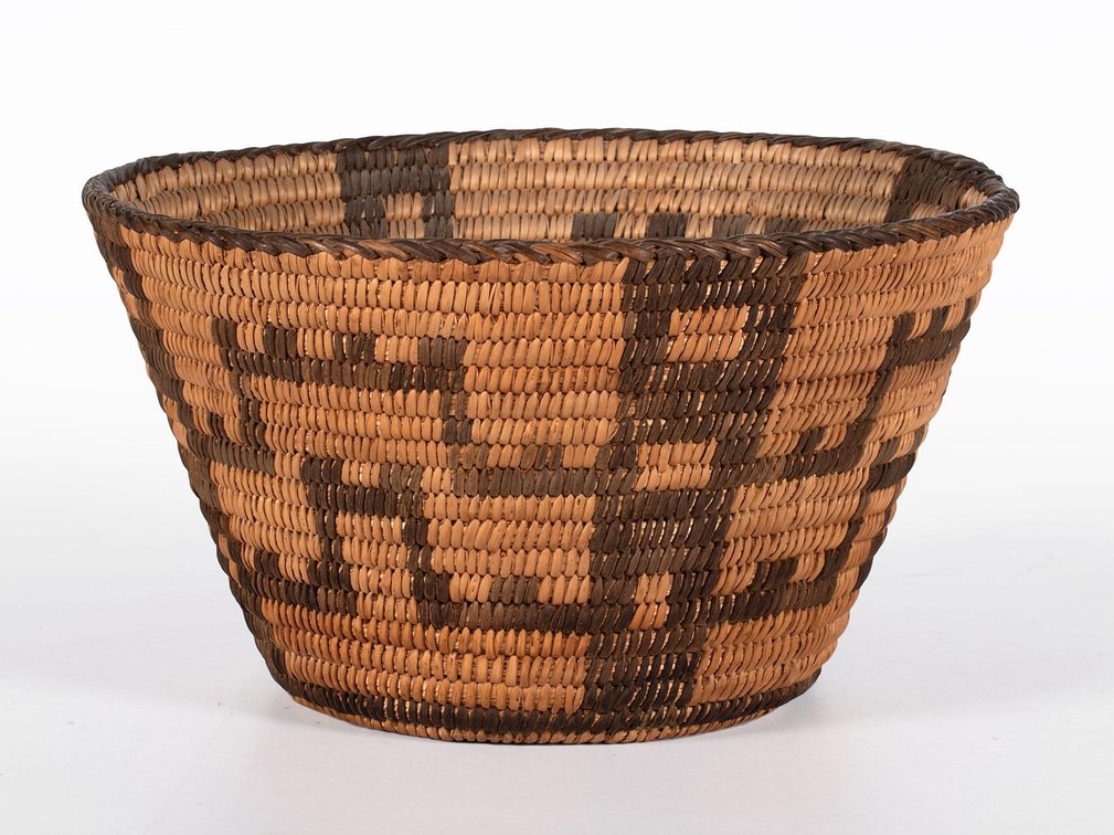 An Antique Pima Coiled Basket