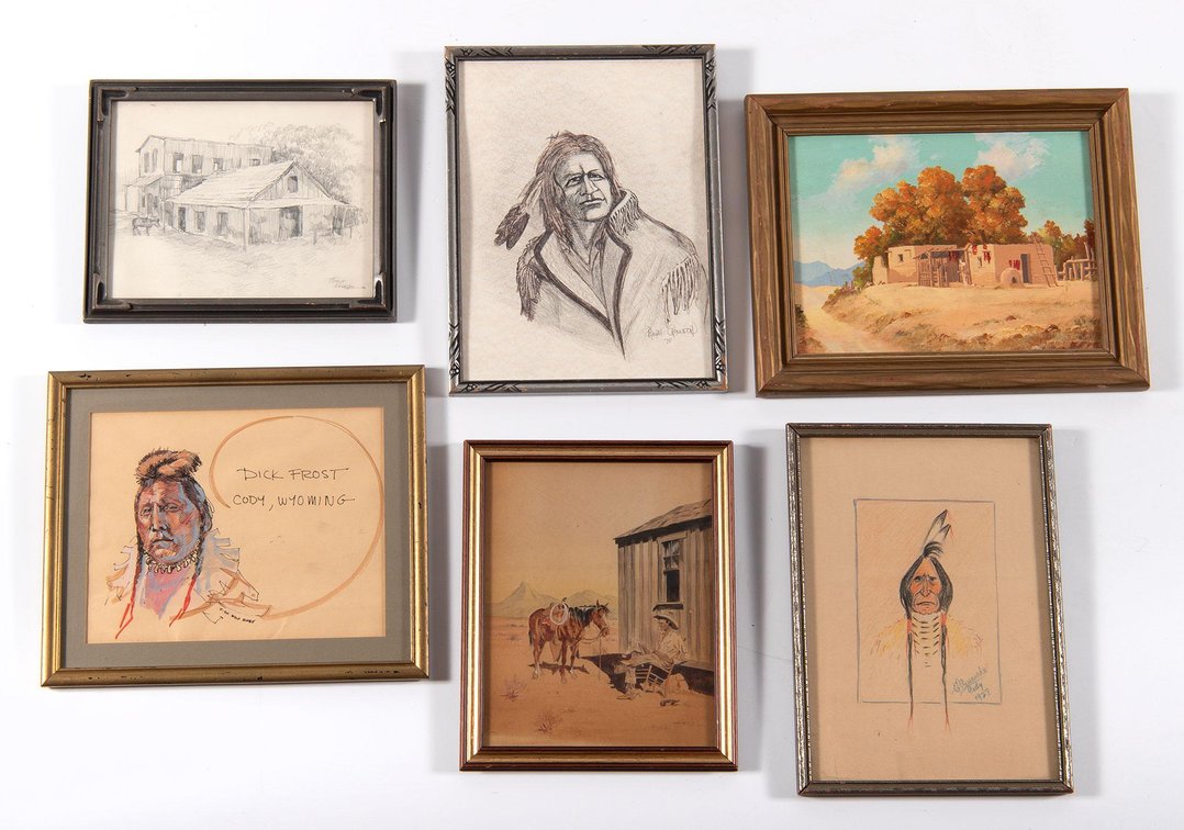Framed Western Art