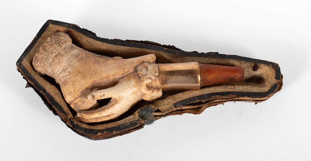 19th Century Continental Meerschaum Pipe