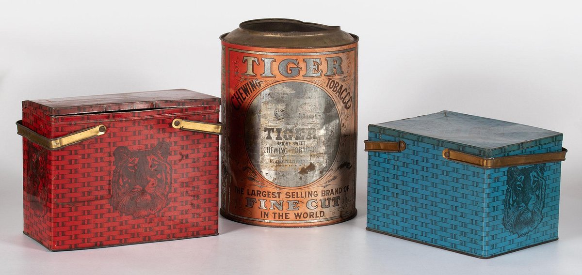 Three Tiger Tobacco Tins