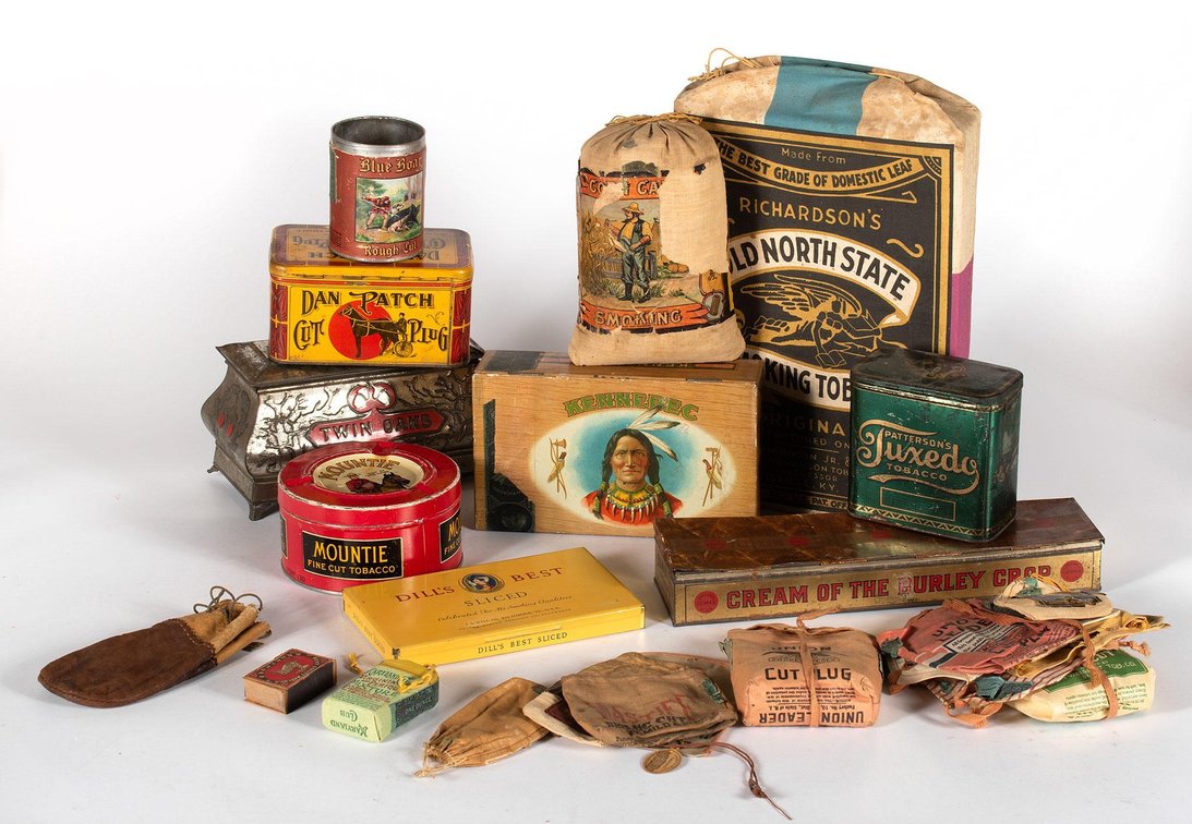 Grouping of Antique Tobacco Related Advertising Items