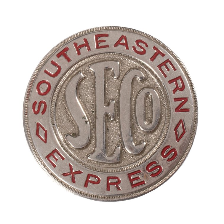 Southeastern Express Co. Agents Cap Badge