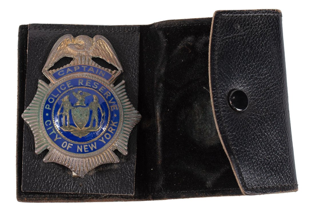 Obsolete New York City Police Reserve Captain's Badge