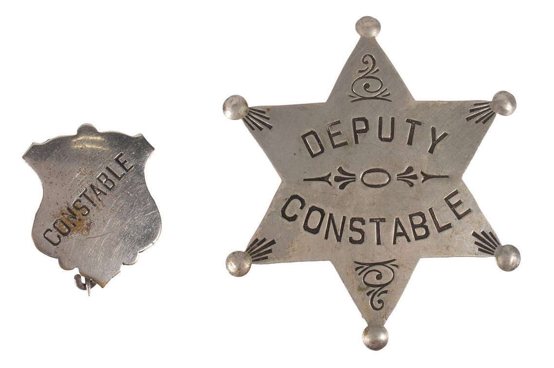 Obsolete Deputy Constable 6 Point Star Badge