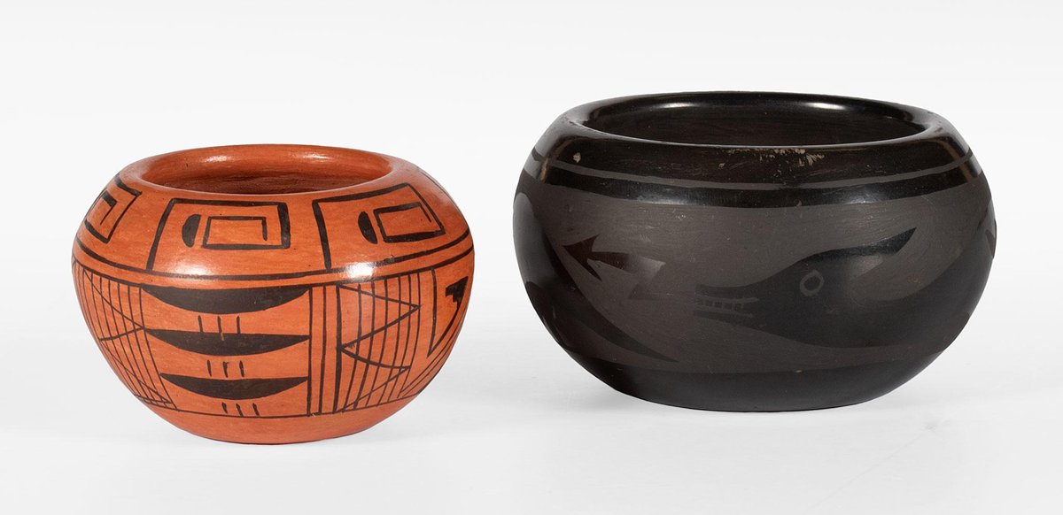 Two Native American Pottery Bowls
