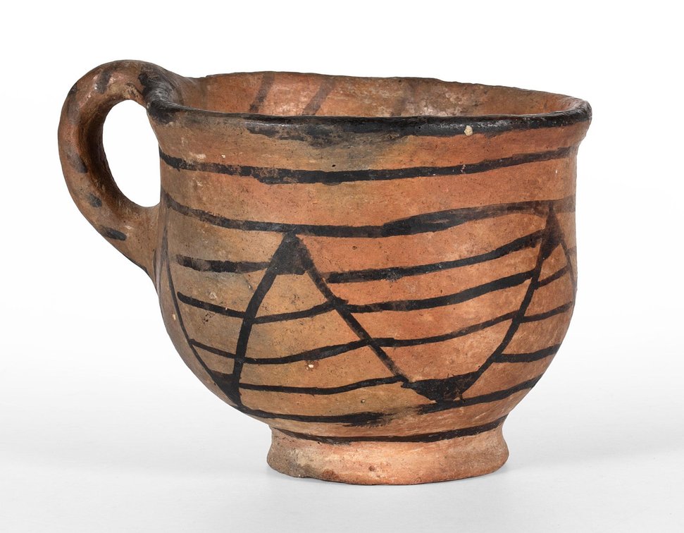 Native American Zuni Pottery Mug