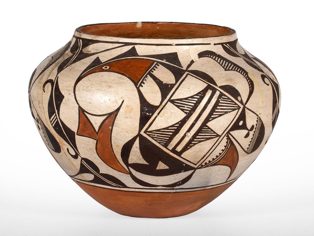 A Polychrome Acoma Jar