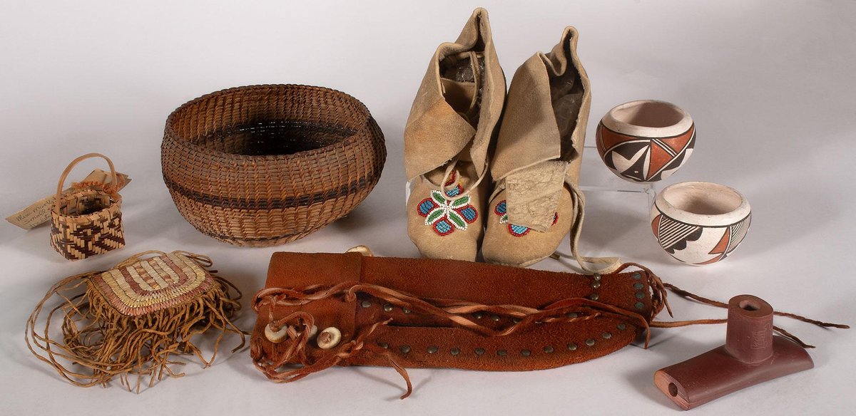 Grouping of Various Native American Items