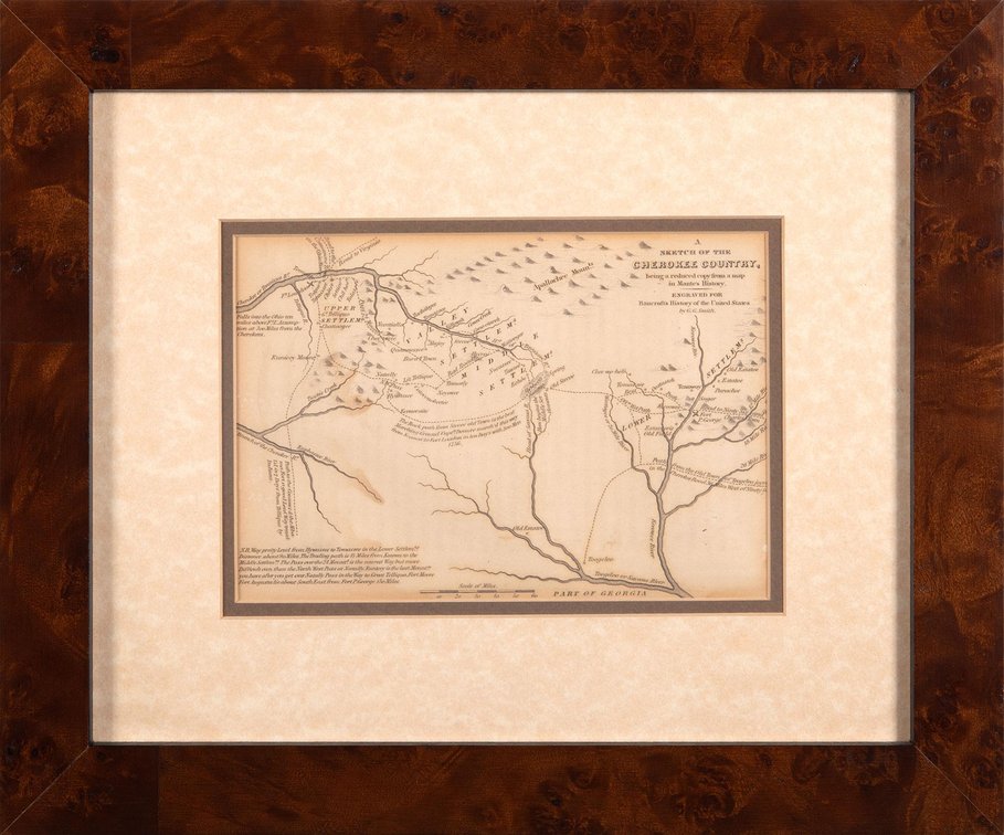Engraving of Cherokee Country