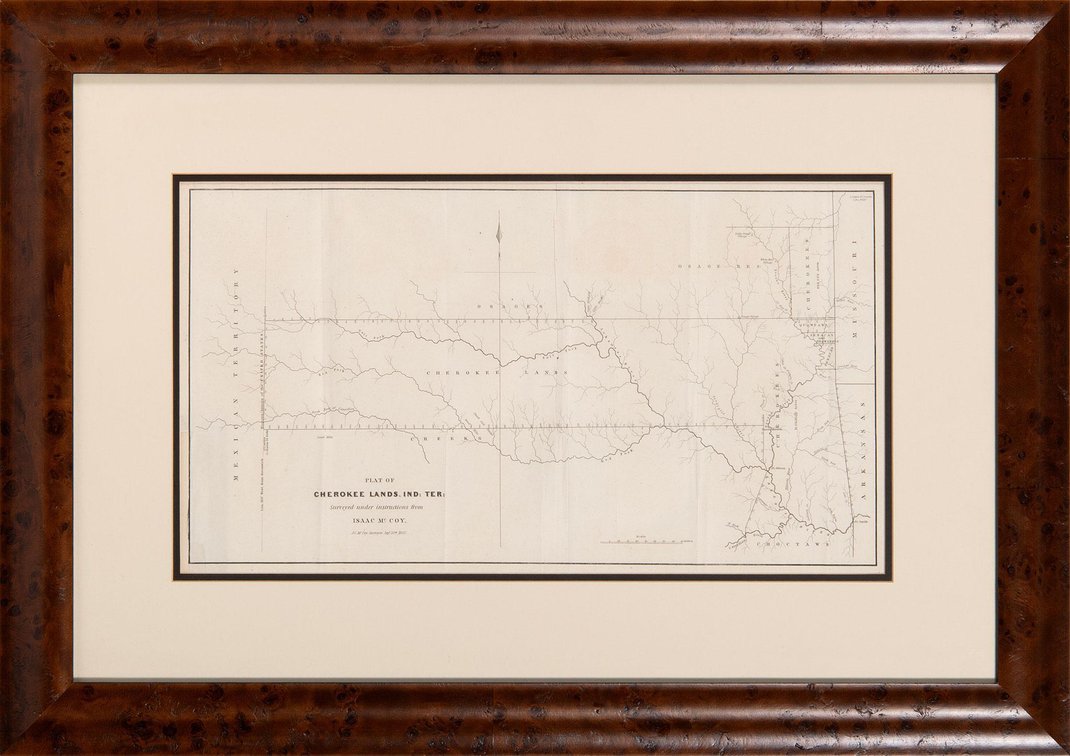 US 1837 Map of Cherokee Lands
