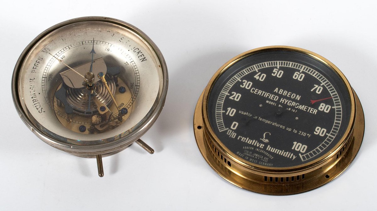 Aneroid Barometer and Hygrometer