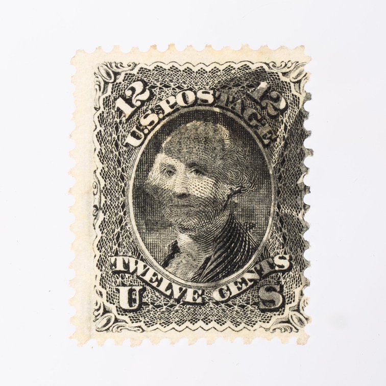 US Postage Stamp Scott 85E 12 Cent Black Washington