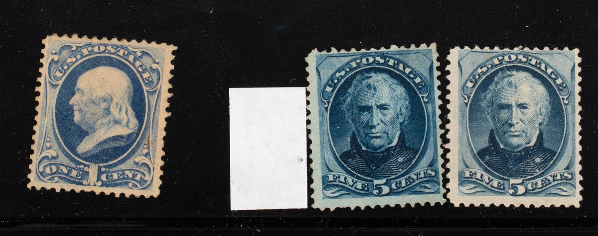 Grouping of 19th Century US Postage Stamps