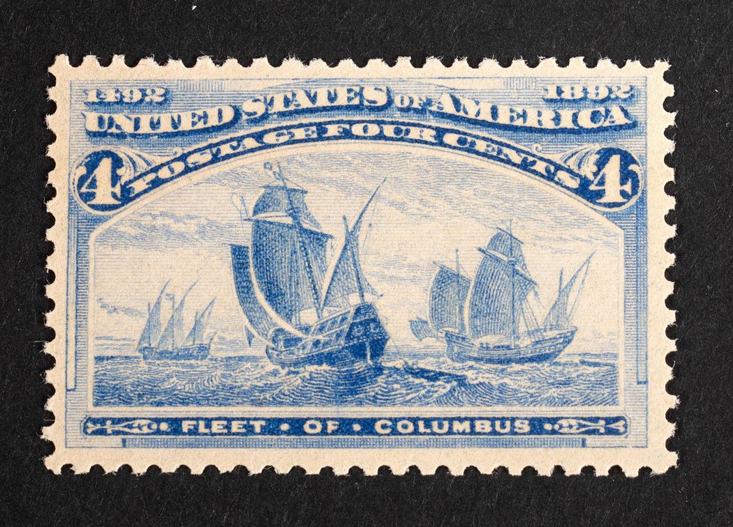 Two US Worlds Columbian Exposition Postage Stamps