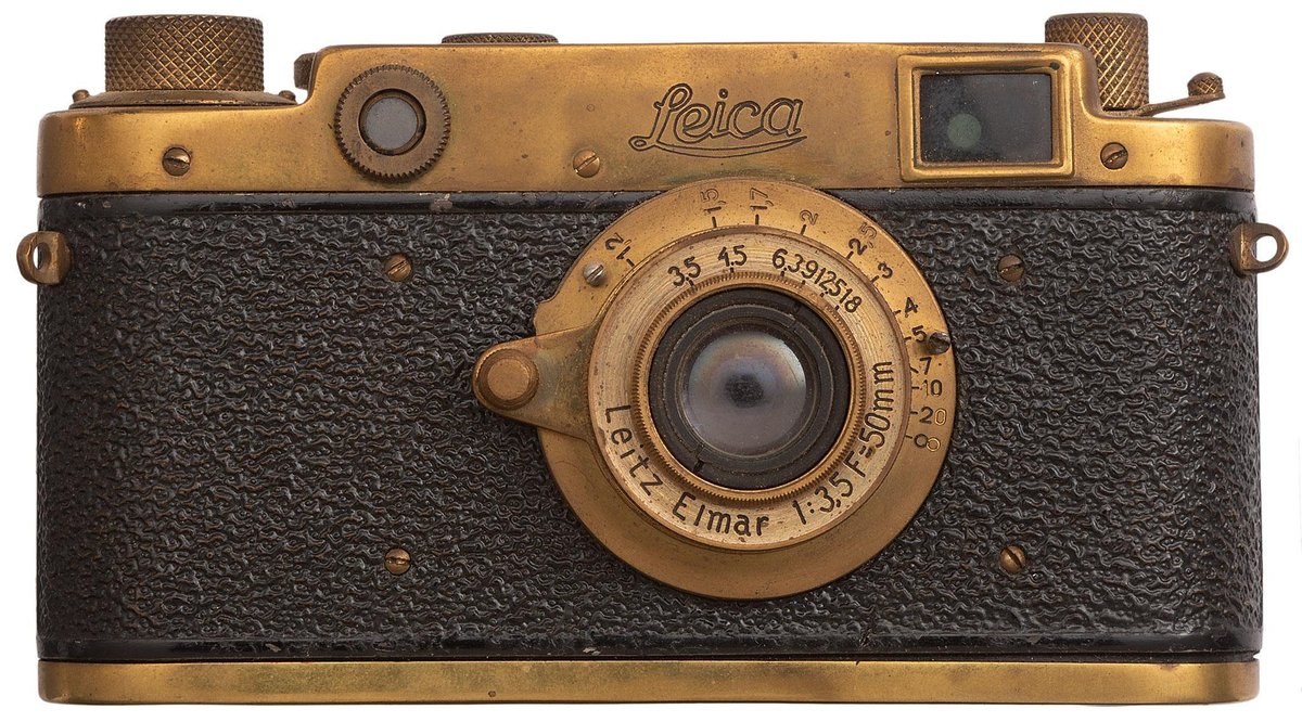 Post War Soviet Leica Brass Camera