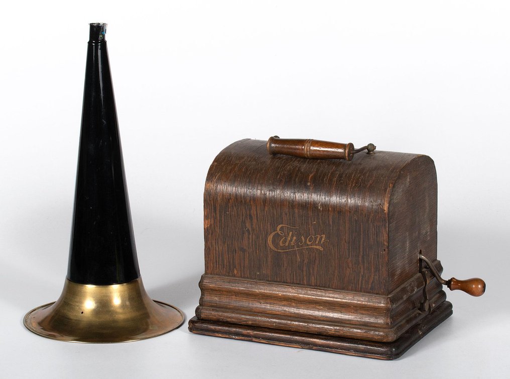 Thomas A. Edison Cased Gem Phonograph