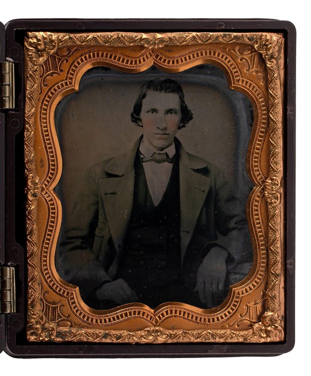 Two 19th Century Sixth-Plate Daguerreotypes of Civilian Gentleman