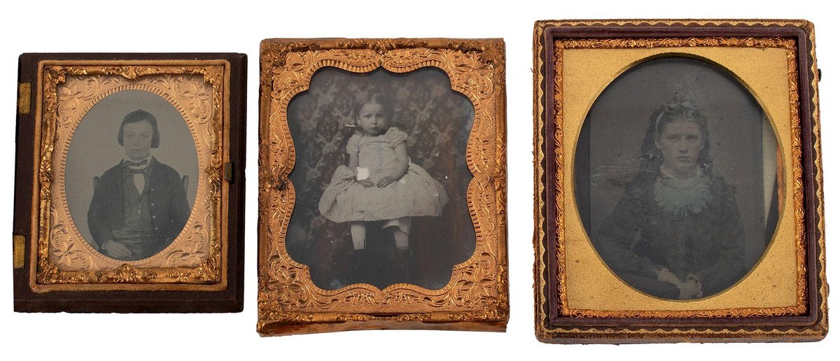 Ambrotype and Daguerreotypes of Children