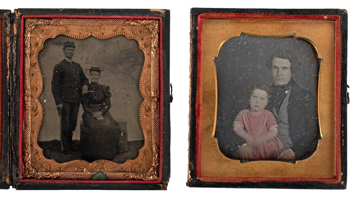 Grouping of Civilian Daguerreotypes