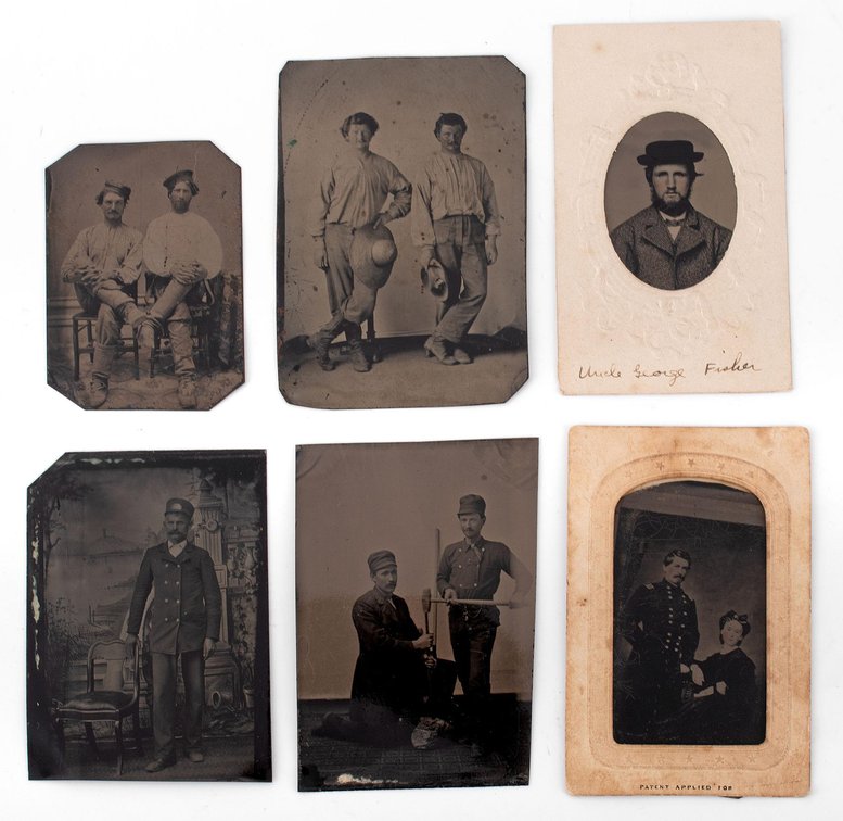 Grouping of Civilian Daguerreotypes