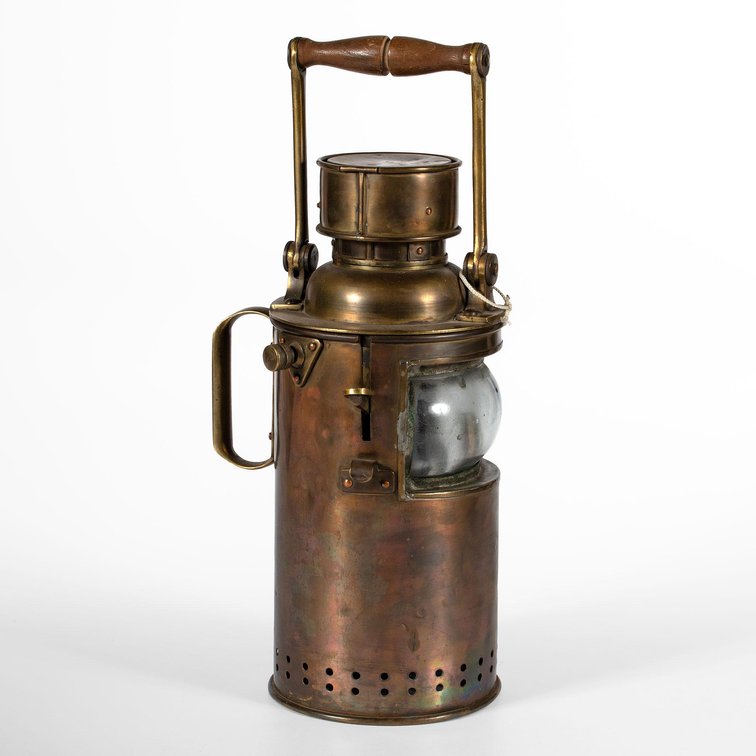 British WWI Era Trinity Pattern Naval Ship Lantern