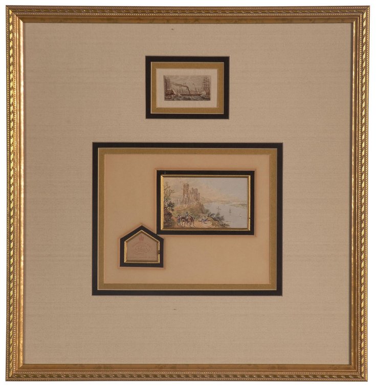 George Baxter (1804-1867) Miniature Oil Prints