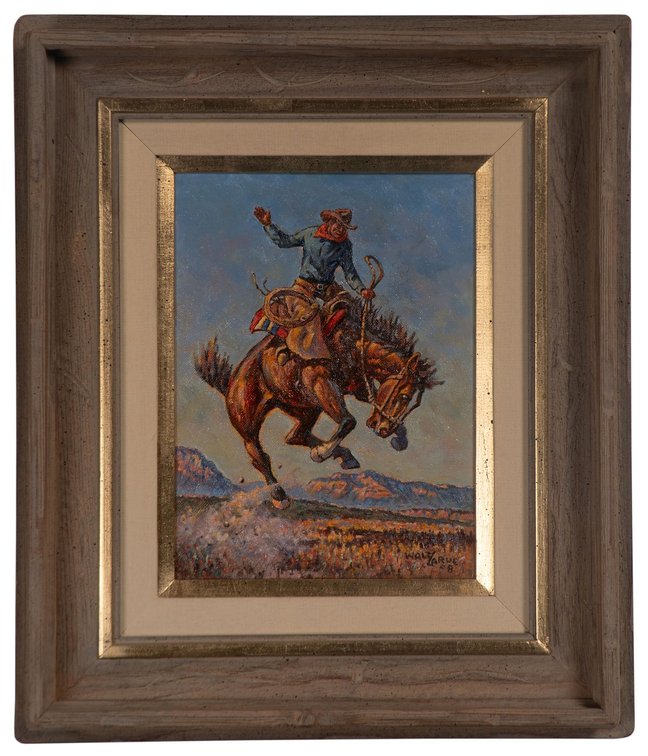 Walt Larue (American, 1925-2010) Oil on Canvas