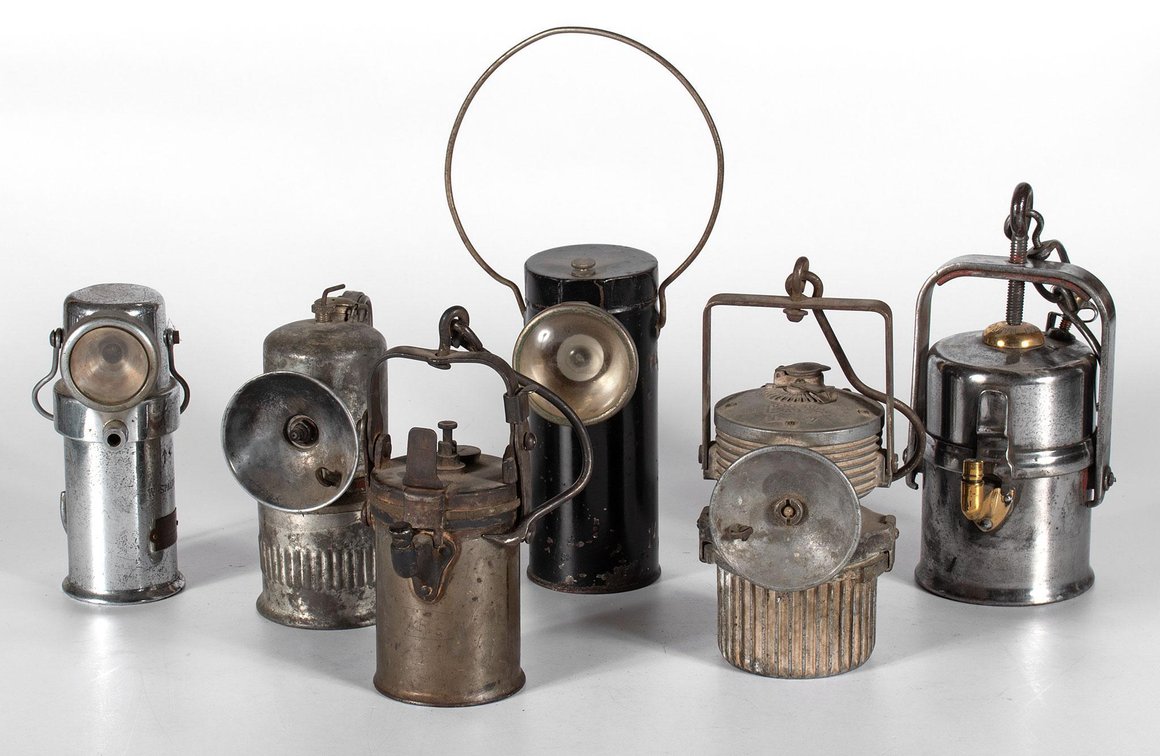 Grouping of Miners Lanterns