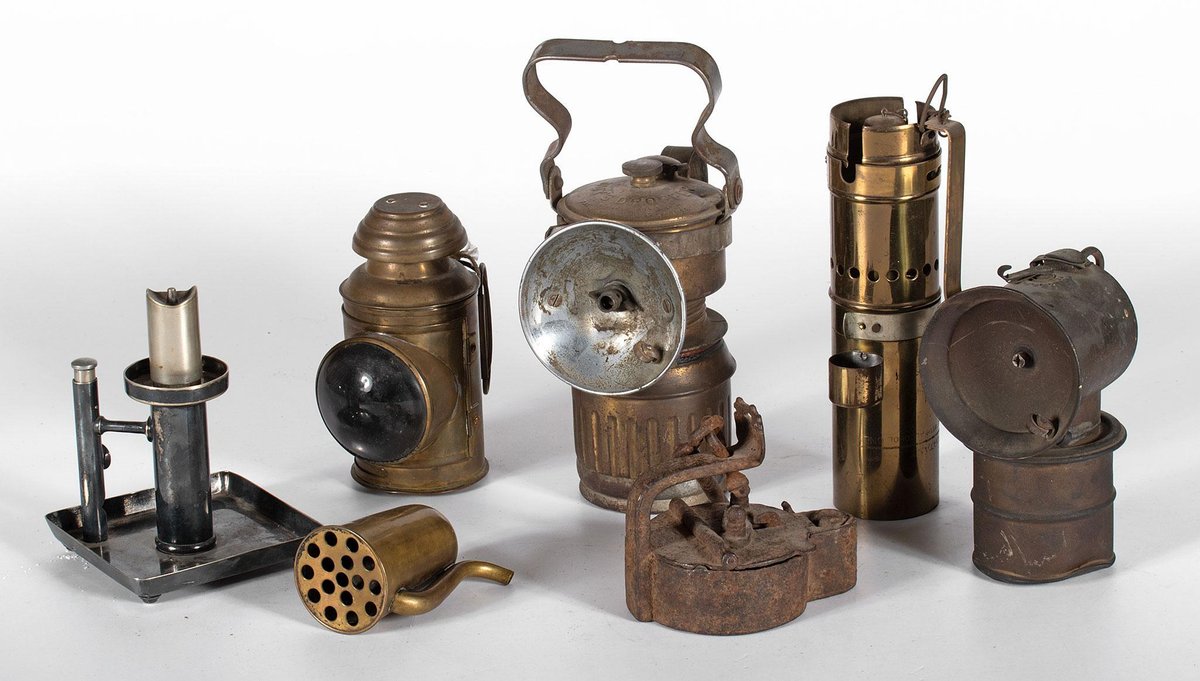 Grouping of Various Miners Lamps
