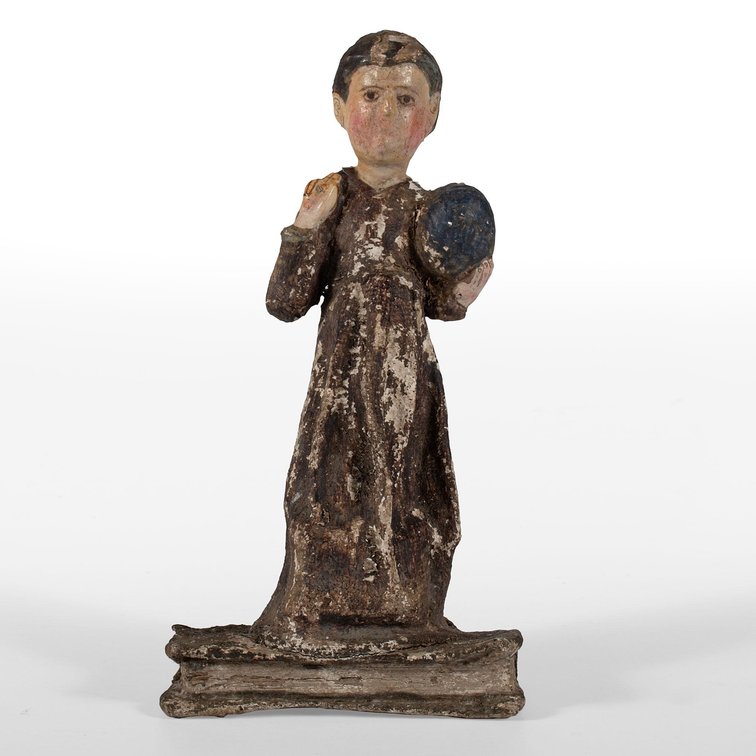 Spanish Colonial Polychrome Santos Bulto